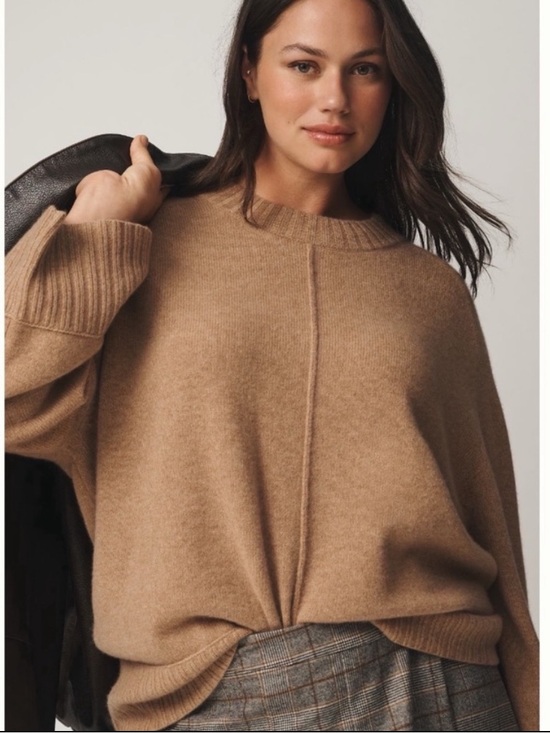 Anthropologie Sweaters - NWT Anthropologie The Chandler Cashmere Crew-Neck Relaxed Pullover Sweater XL